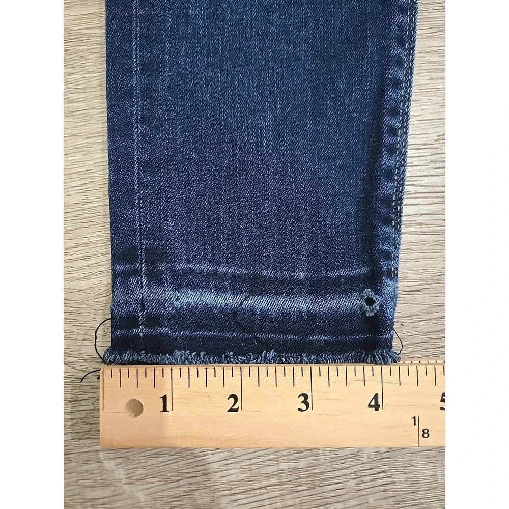 Hudson Women's Jeans Krista Crop‎ Super Skinny Raw Hem Size 27